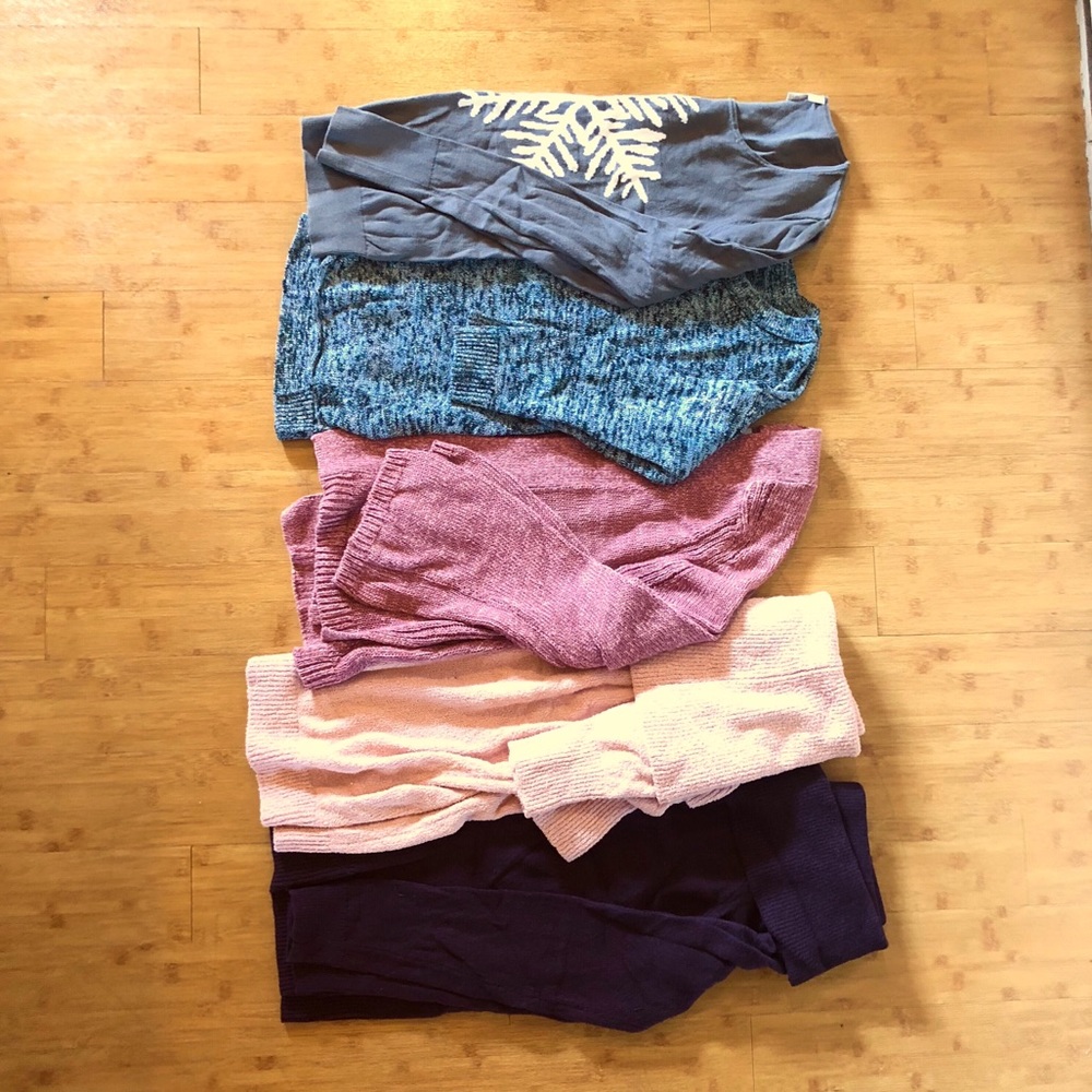 Lot Of (5) Sweaters LOFT, GAP, American Eagle